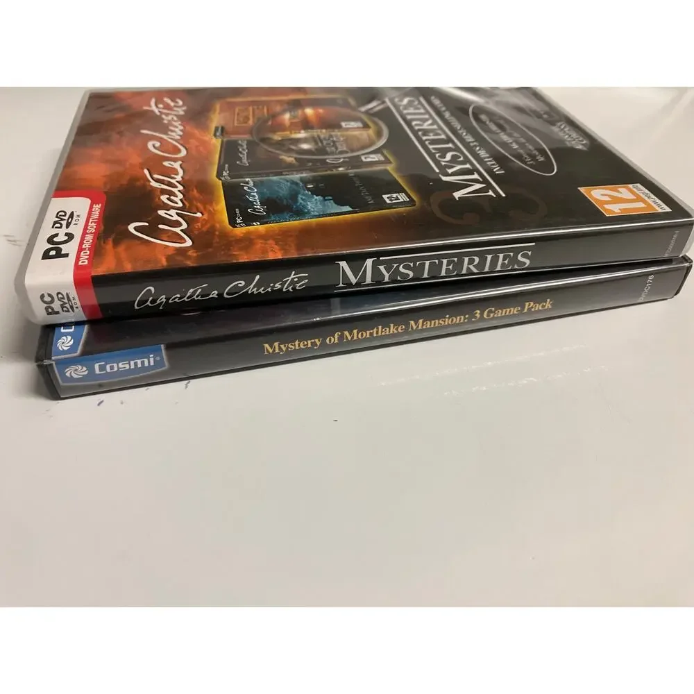 PC Mystery Game Bundle Mortlake Mansion 3 Pack + Agatha Christie‎ Mysteries